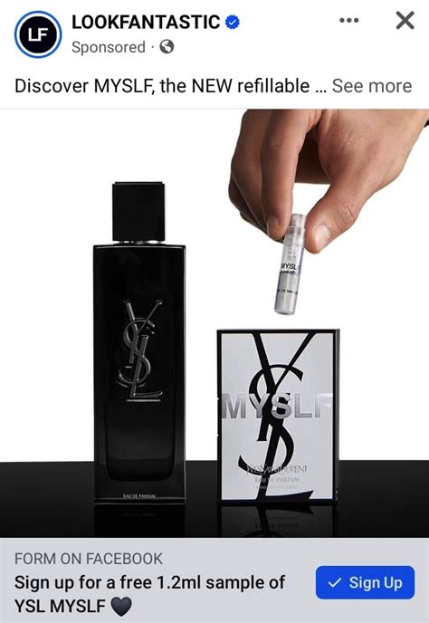 myslf ysl sample|ysl myself free sample.